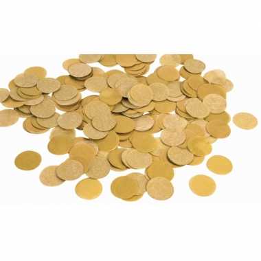 Gouden papieren confetti 44 gram