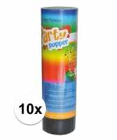 10x feest poppers 15 cm
