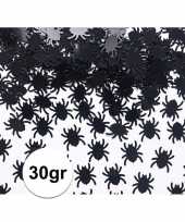 30 gram spinnetjes confetti zwart