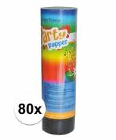 80x feest poppers 15 cm