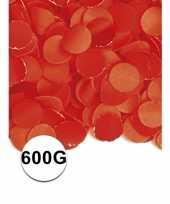 Feest confetti 600 gram rood