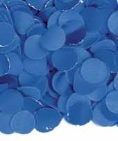 Strooi confetti in de kleur blauw 1 kg